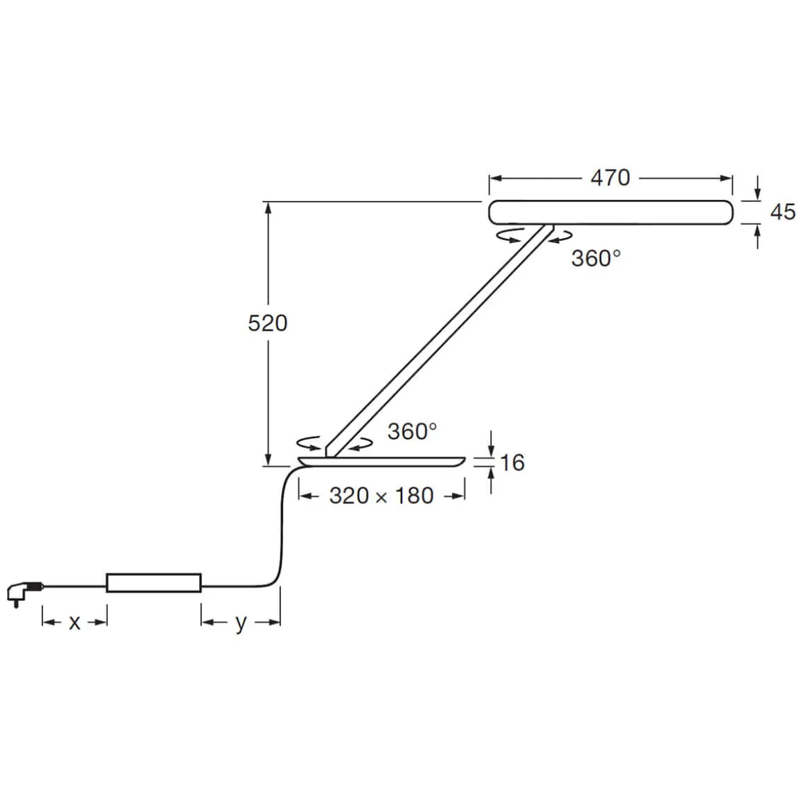Occhio Taglio tavolo fix Tischleuchte