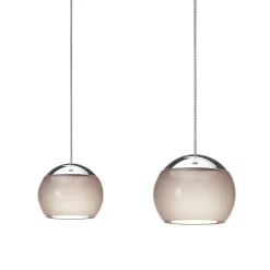 Oligo Balino LED Pendelleuchte, 2-flg., unsichtbare Höhenverstellung, Baldachin: weiß matt