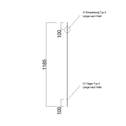 Oligo CHECK-IN Set 118,5 cm, Typ A