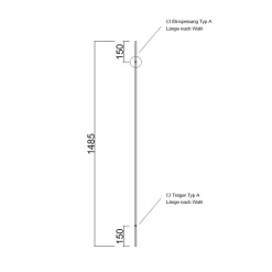 Oligo CHECK-IN Set 148,5 cm, Typ A