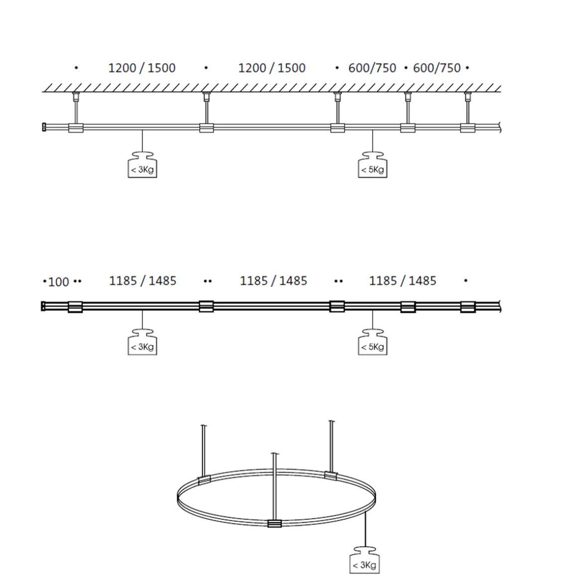 Oligo CHECK-IN System Träger Typ B, leitend mit Kupplung