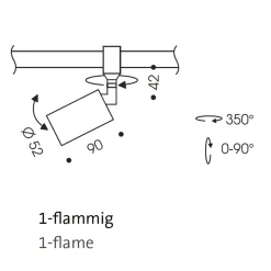 Oligo CHECK-IN Walley LED Strahler