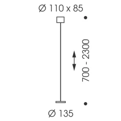 Oligo Decent LED Pendelleuchte, TW, unsichtbare Höhenverstellung