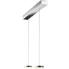 Oligo Decent LED Pendelleuchte, 2-flg., TW, unsichtbare Höhenverstellung, Baldachin: Chrom
