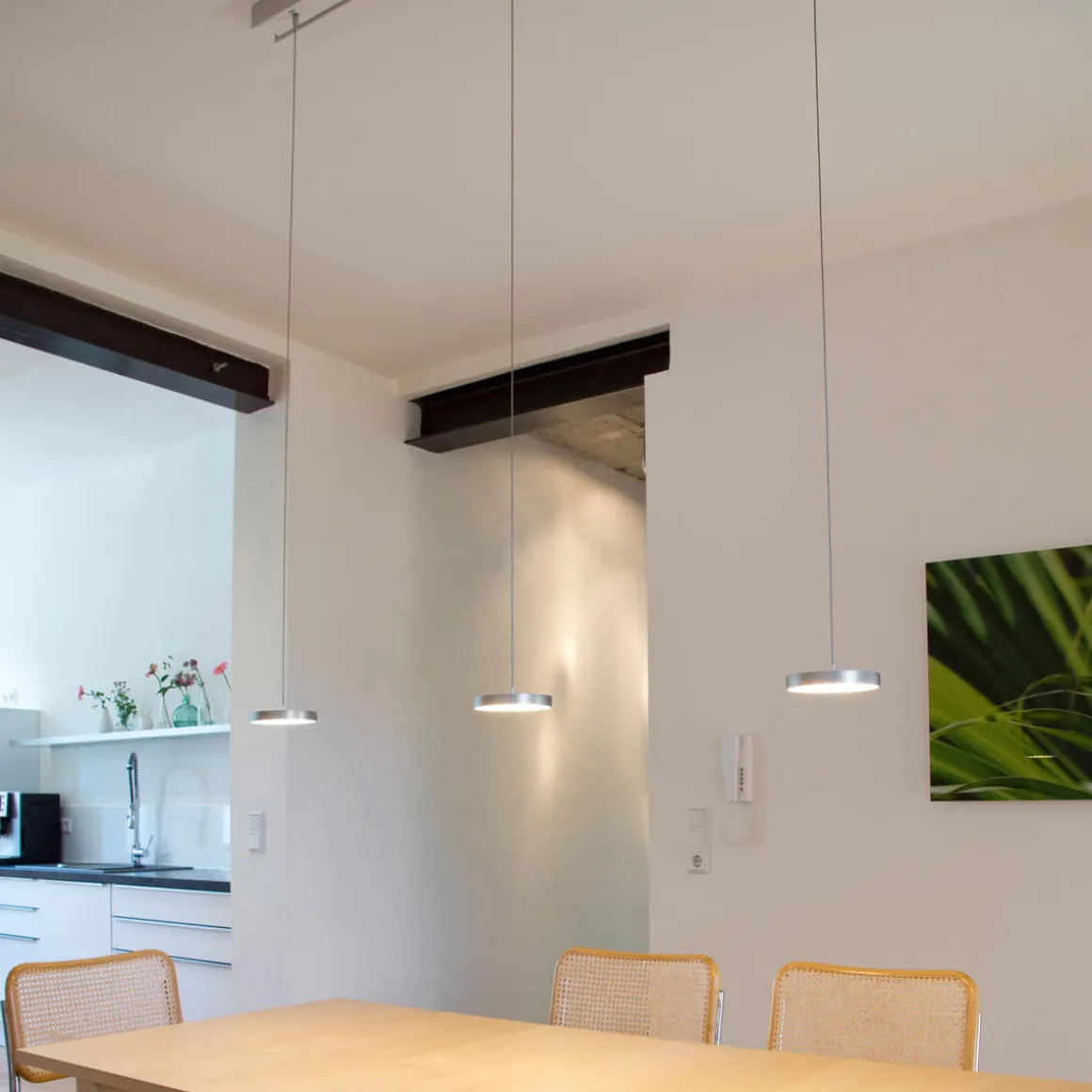 Oligo Decent LED Pendelleuchte, 3-flg., Tunable White