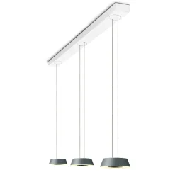 Oligo Glance LED Pendelleuchte, 3-flg., unsichtbare Höhenverstellung