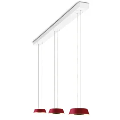 Oligo Glance LED Pendelleuchte, 3-flg., unsichtbare Höhenverstellung