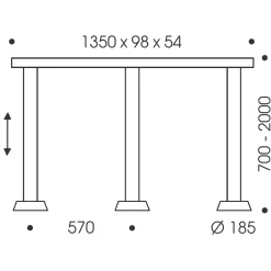 Oligo Glance LED Pendelleuchte, 3-flg., unsichtbare Höhenverstellung