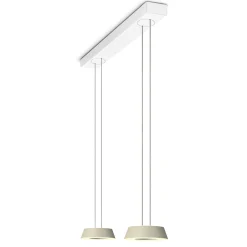 Oligo Glance LED Pendelleuchte, 2-flg., unsichtbare Höhenverstellung