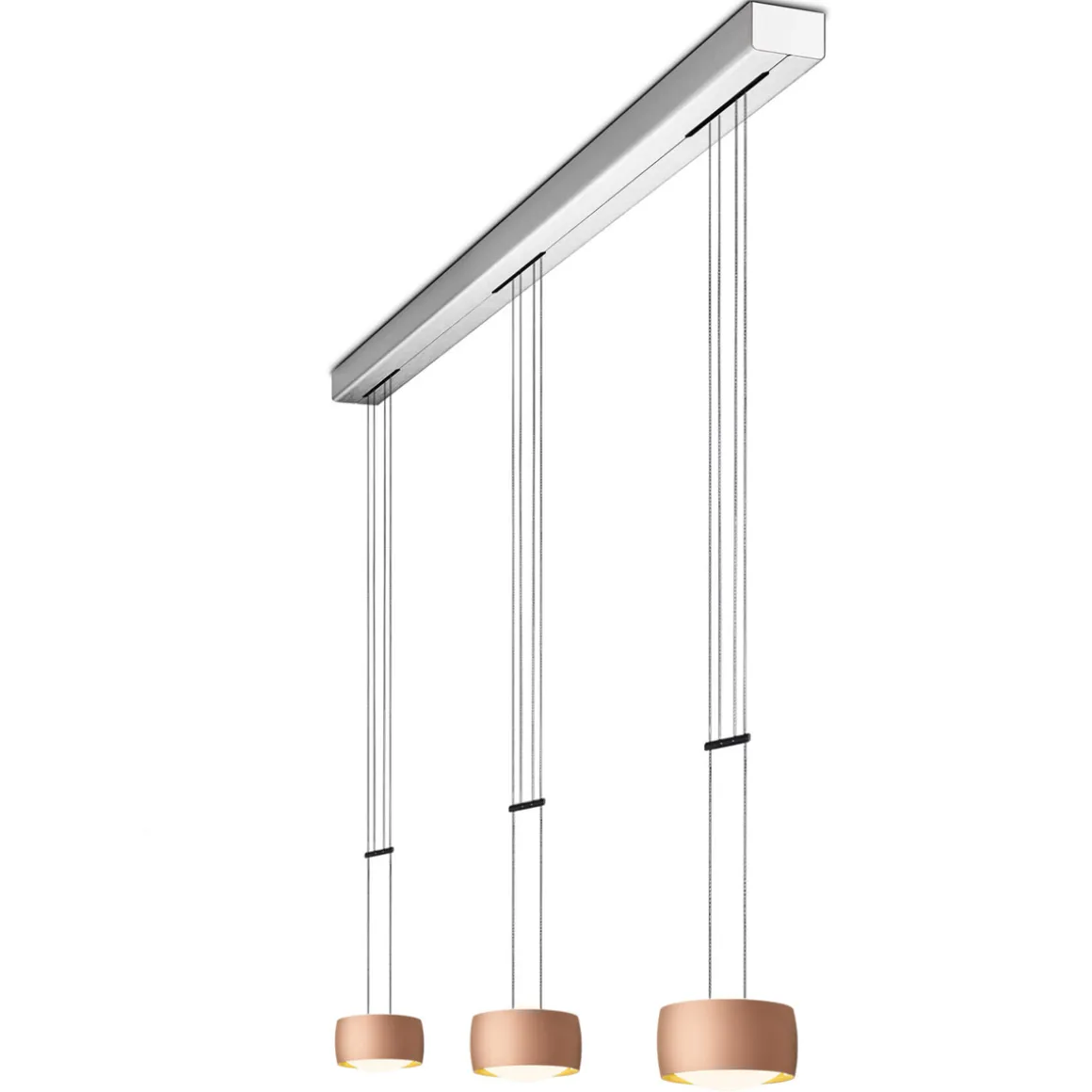 Oligo Grace LED Pendelleuchte, 3-flg., Tunable White