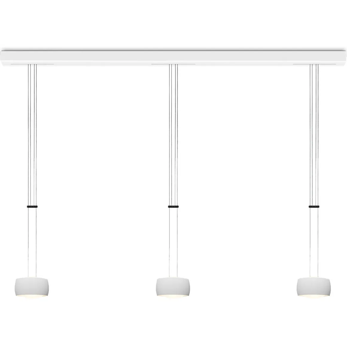 Oligo Grace LED Pendelleuchte, 3-flg., Tunable White