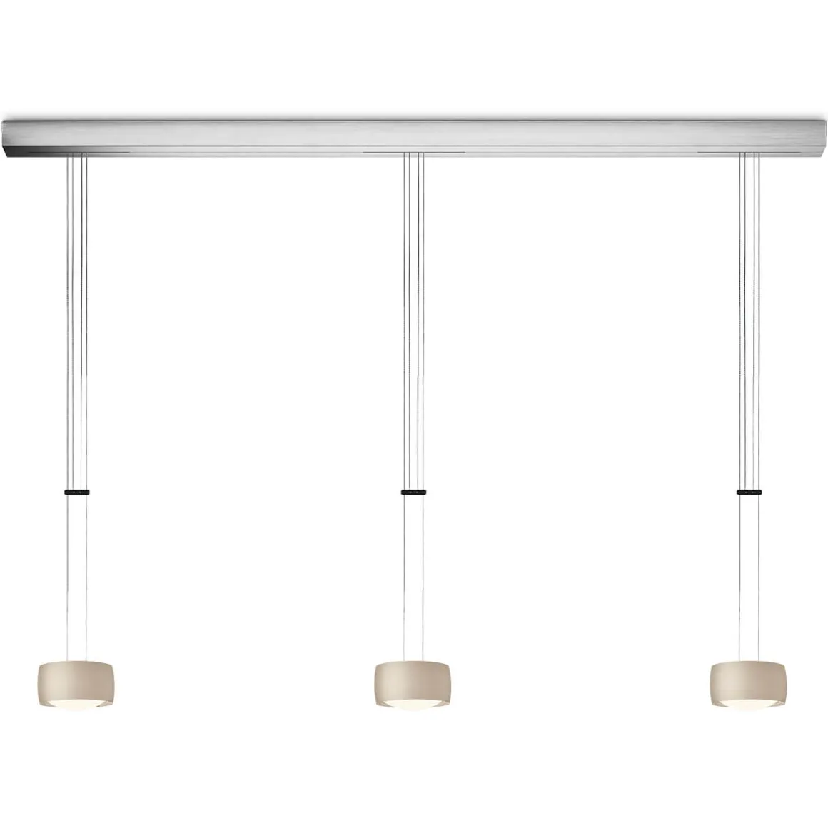 Oligo Grace LED Pendelleuchte, 3-flg., Tunable White