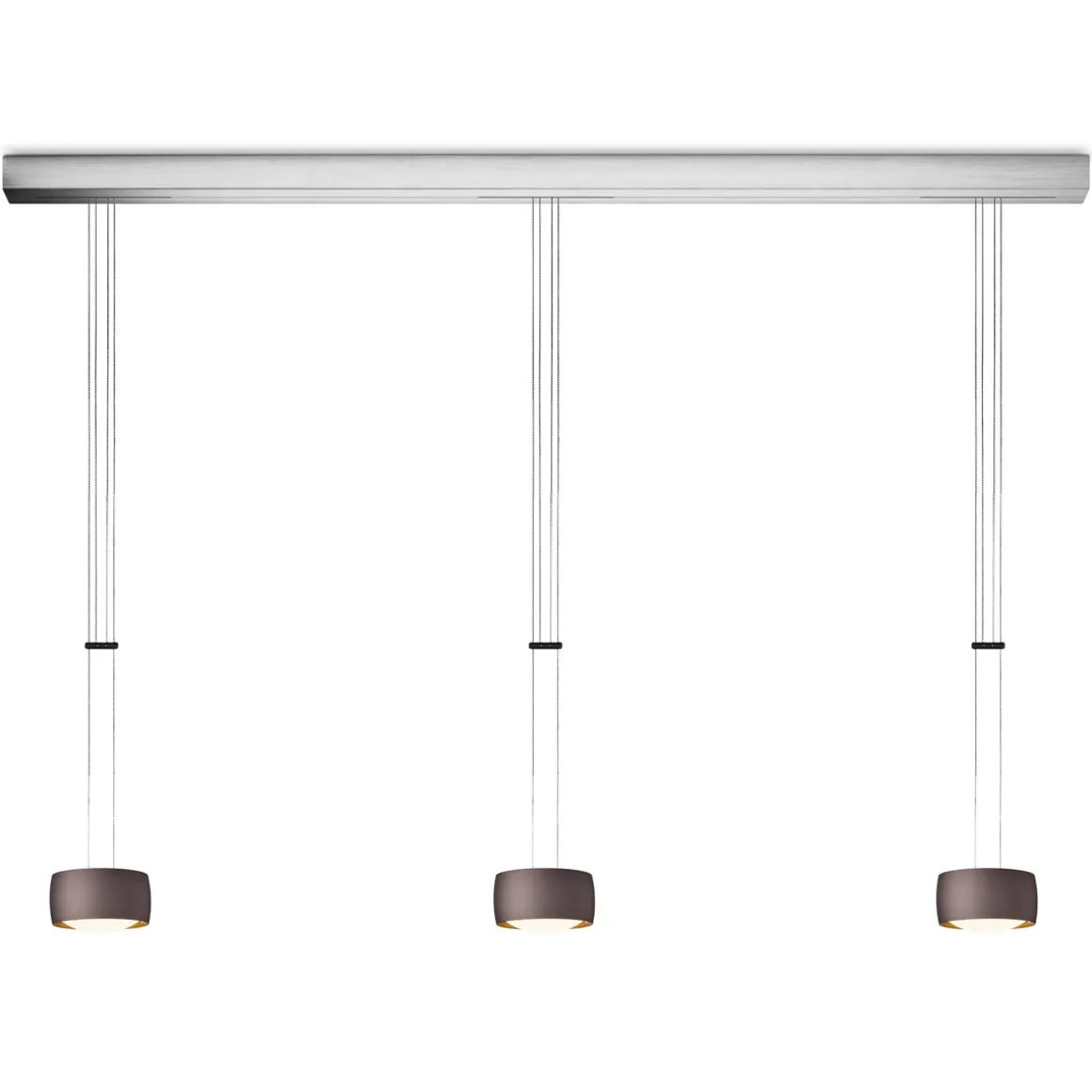 Oligo Grace LED Pendelleuchte, 3-flg., Tunable White