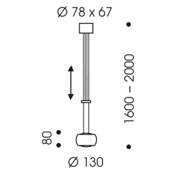 Oligo Grace LED Pendelleuchte, B-Ware