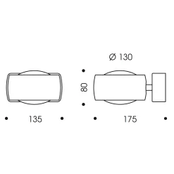 Oligo Grace LED Wandleuchte, B-Ware