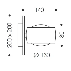 Oligo Grace Unlimited LED Wandleuchte, Blattgold, Tunable White