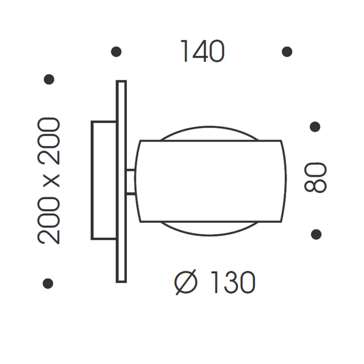 Oligo Grace Unlimited LED Wandleuchte, braun, Tunable White
