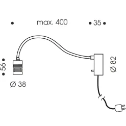 Oligo Just A Little LED Wandleuchte