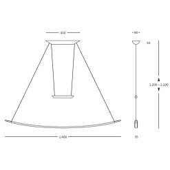 Oligo Lisgo Sky LED Pendelleuchte