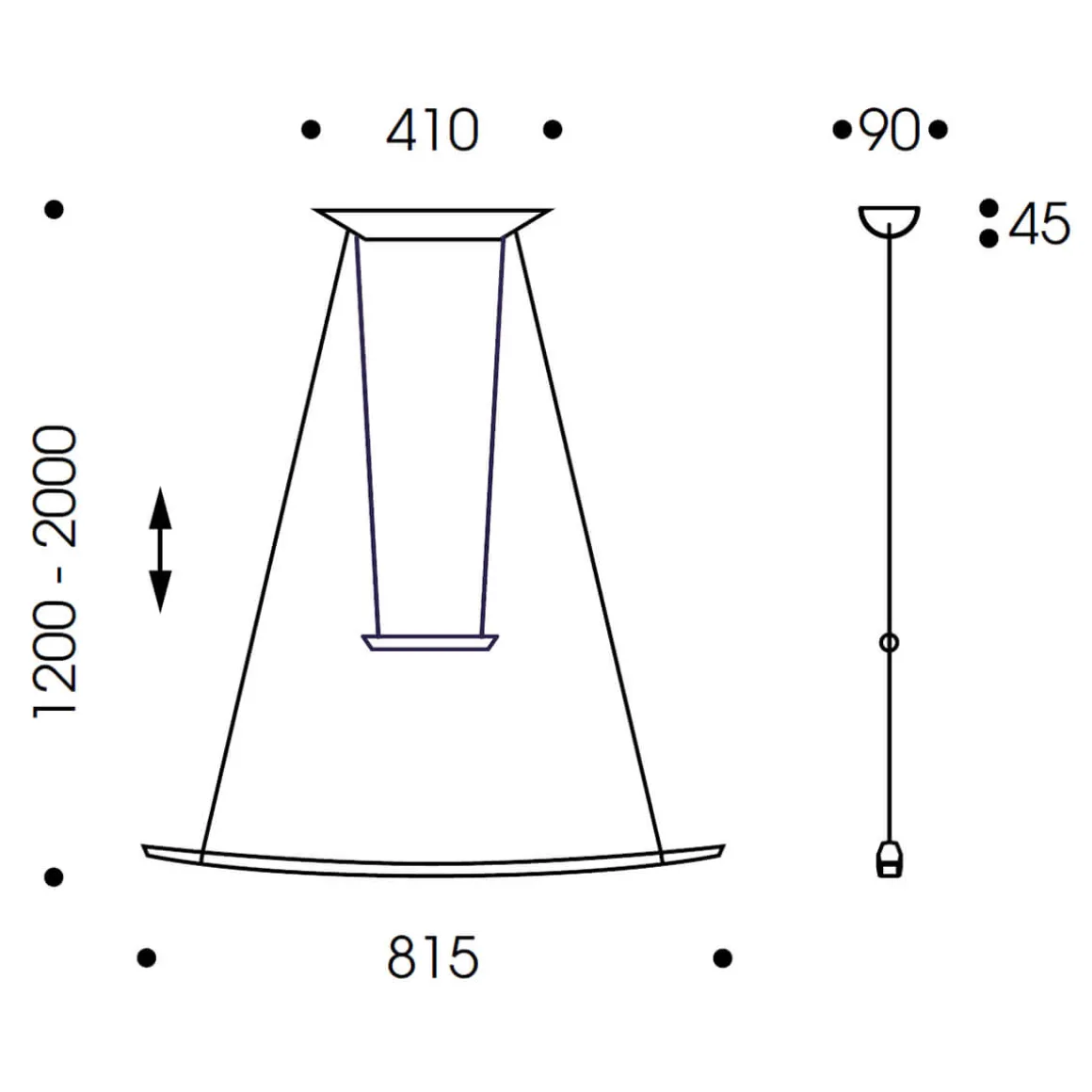 Oligo Lisgo Sky Short LED Pendelleuchte
