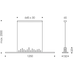 Oligo Paläo LED Pendelleuchte, Tunable White