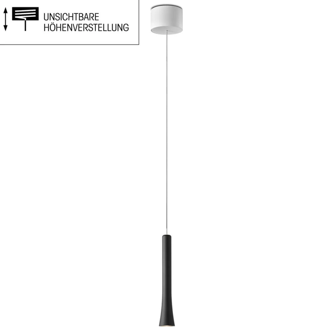 Oligo Rio LED Pendelleuchte, unsichtbare Höhenverstellung