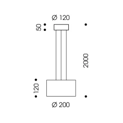 Oligo Trofeo LED Pendelleuchte, Tunable White