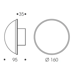 Oligo Volana LED Wandleuchte