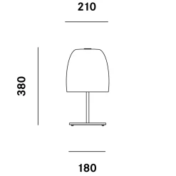 Prandina Notte T1 Tischleuchte