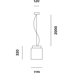 Prandina Segesta S3 Pendelleuchte