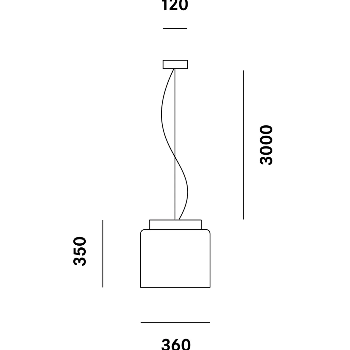 Prandina Segesta S5 Pendelleuchte