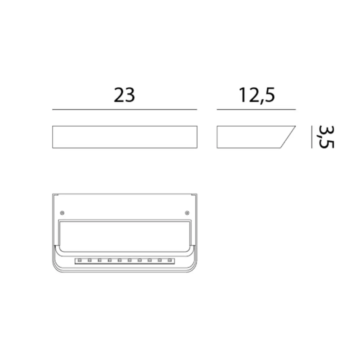 Rotaliana Belvedere W1 LED Wandleuchte, 3000 K
