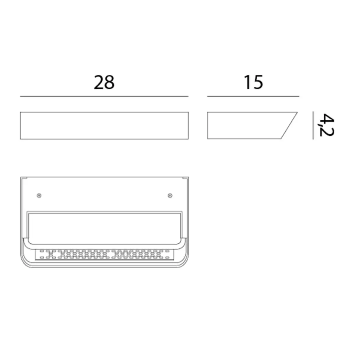 Rotaliana Belvedere W2 LED Wandleuchte On/Off, 2700 K