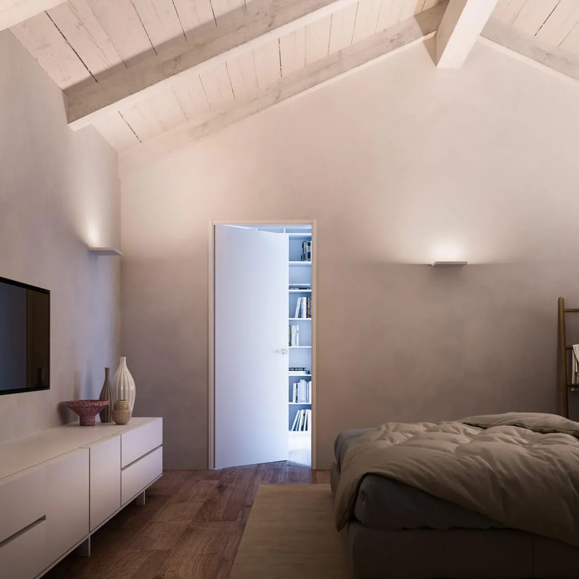 Rotaliana CM2 W2 LED Wandleuchte, 2700 K