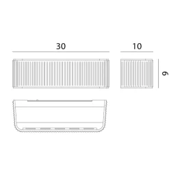 Rotaliana Dresscode W2 LED Wandleuchte, 2700 K