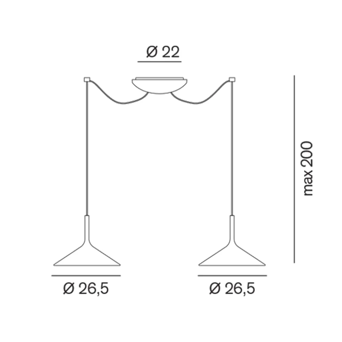 Rotaliana Dry H2 LED Pendelleuchte