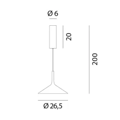 Rotaliana Dry H1 LED Pendelleuchte