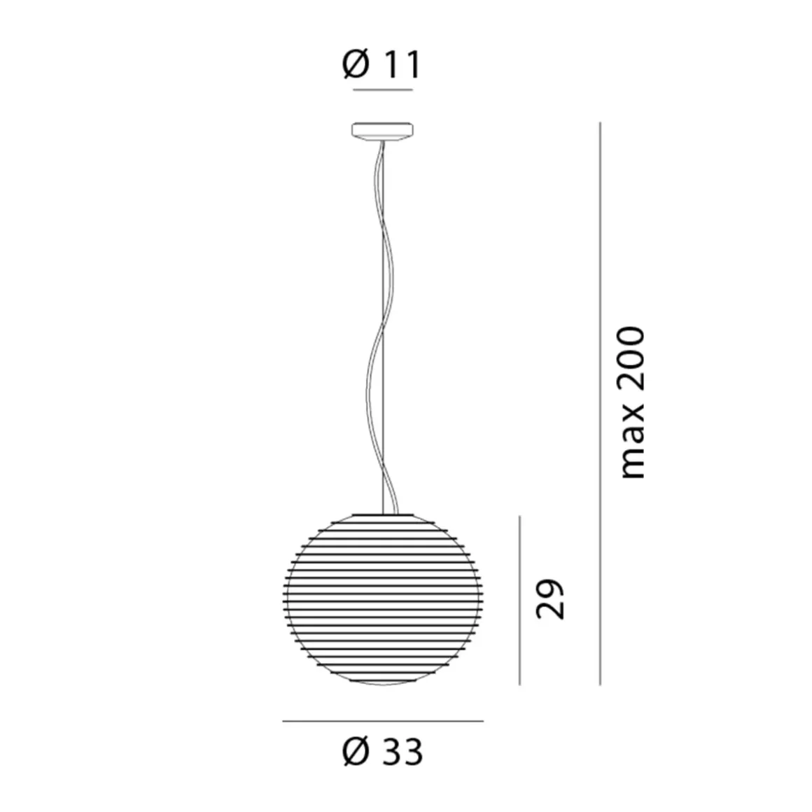 Rotaliana Flow Glass Pendelleuchte