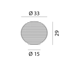 Rotaliana Flow Glass Tischleuchte