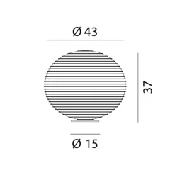 Rotaliana Flow Glass Tischleuchte
