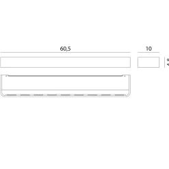 Rotaliana Frame W3 LED Wandleuchte, 3000 K