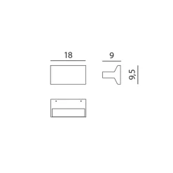 Rotaliana Ipe W1 LED Wandleuchte, 3000 K