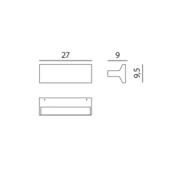 Rotaliana Ipe W2 LED Wandleuchte, 3000 K