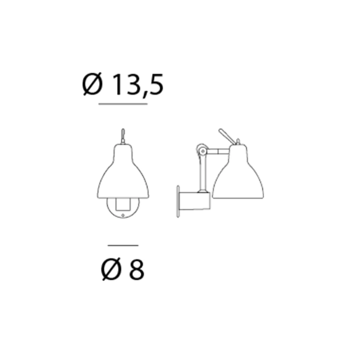 Rotaliana Luxy W0 Wandleuchte