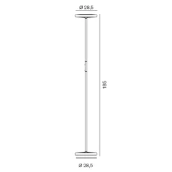 Rotaliana Sol F1 LED Stehleuchte