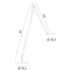 Rotaliana String F1 Tunable White LED Stehleuchte