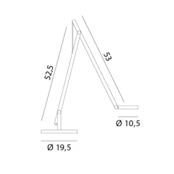 Rotaliana String T1 Dim-to-Warm LED Tischleuchte