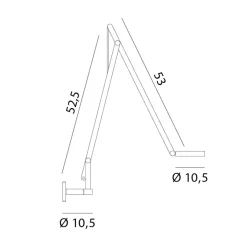 Rotaliana String W1 Dim-to-Warm LED Wandleuchte