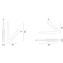 Rotaliana Tick W0 LED Wand- / Deckenleuchte