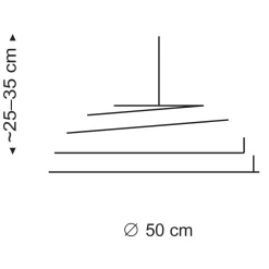 Secto Design Aspiro 8000 LED Pendelleuchte, Einzelstück